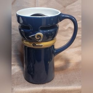St Louis Rams NFL Travel Drinking Mug NWT